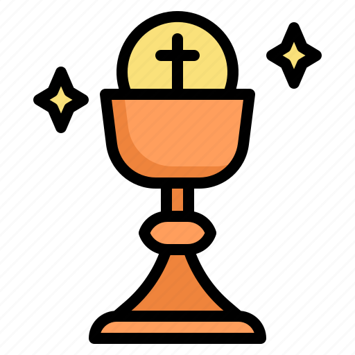 Holy, eucharist, religious, bread, catholic, communion icon - Download on Iconfinder