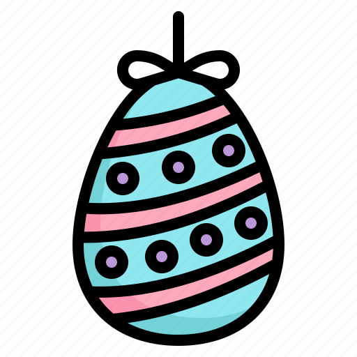 Easter, egg, egghunt, day, hanging, celebration, decoration icon - Download on Iconfinder