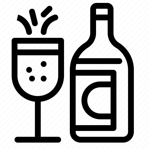 Bottle, ddrink, easter, glass icon - Download on Iconfinder