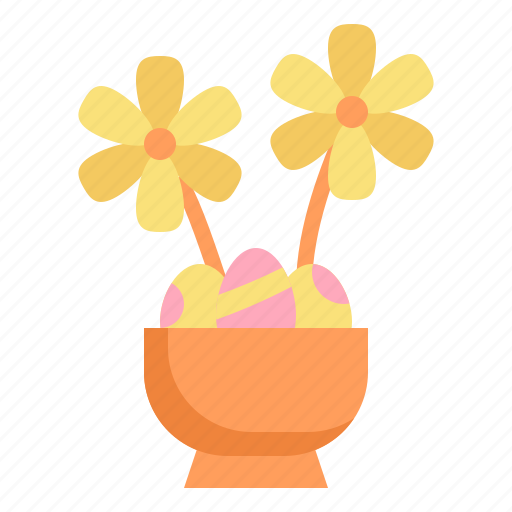 Spring, easter, egg, flower, plant, nature icon - Download on Iconfinder