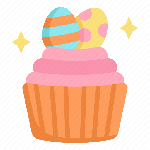 Easter, day, cupcake, egg, dessert, bakery icon - Download on Iconfinder
