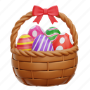 easter egg, basket, easter, decoration, celebration 