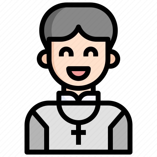 Pastor, priest, belief, cultures, professions, and, jobs icon - Download on Iconfinder