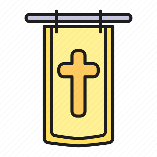 Banner, celebration, christianity, cultures, easter, religion icon - Download on Iconfinder