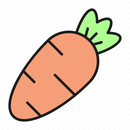 Carrot, food, organic, vegan, vegetables icon - Download on Iconfinder