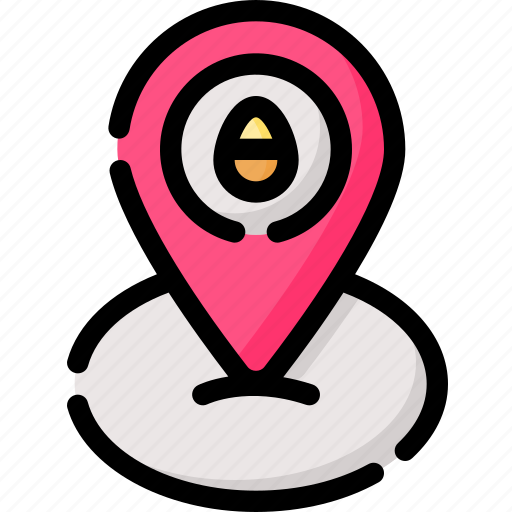 Easter, location, map, marker, pin, place, pointer icon - Download on Iconfinder