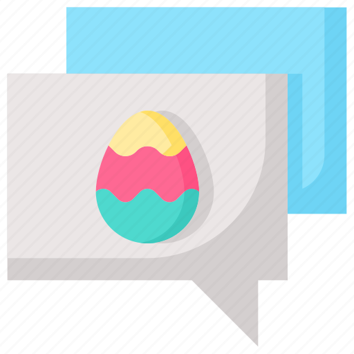 Bubble, chat, chatting, communication, easter, message, talk icon - Download on Iconfinder