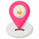 easter, location, map, marker, pin, place, pointer