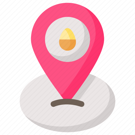 Easter, location, map, marker, pin, place, pointer icon - Download on Iconfinder