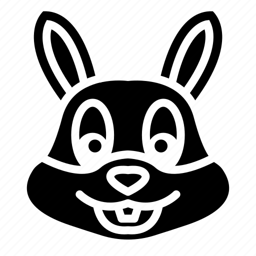 Animal, bunny face, cute, easter, rabbit face icon - Download on Iconfinder