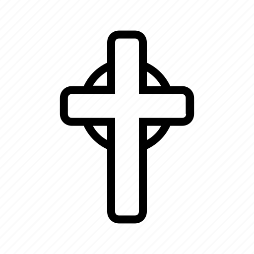 Cross, day, easter, jesus, outline icon - Download on Iconfinder