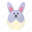 animal, bunny, easter, egg, pet, rabbit, shell 