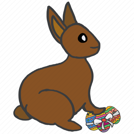 Bunny, celebrate, chocolate, decorated, easter, eggs, festival icon - Download on Iconfinder
