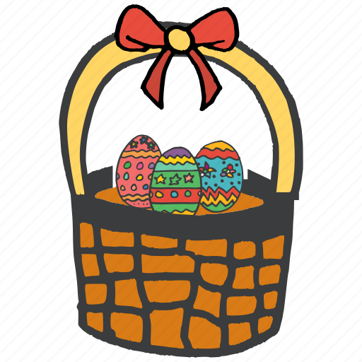 Basket, easter, eggs, festival, celebration, decoration, gift icon - Download on Iconfinder
