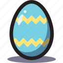 easter, egg, decorate, painted, zigzag, decoration, holiday