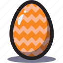 easter, egg, decorate, painted, zigzag, decoration, holiday
