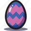 easter, egg, decorate, painted, zigzag, decoration, holiday 