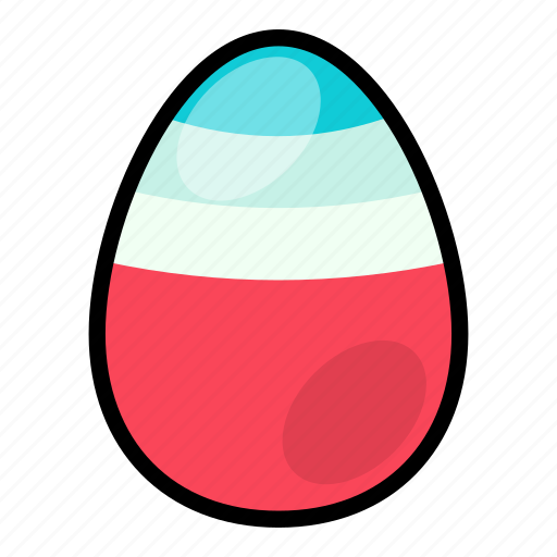 Easter, egg, hunt, colored, painted, decorated icon - Download on Iconfinder
