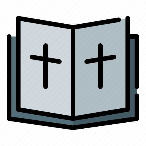 Christ, easter, religion, cross, bible, book, open icon - Download on Iconfinder