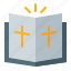 christ, easter, religion, cross, bible, book, open 