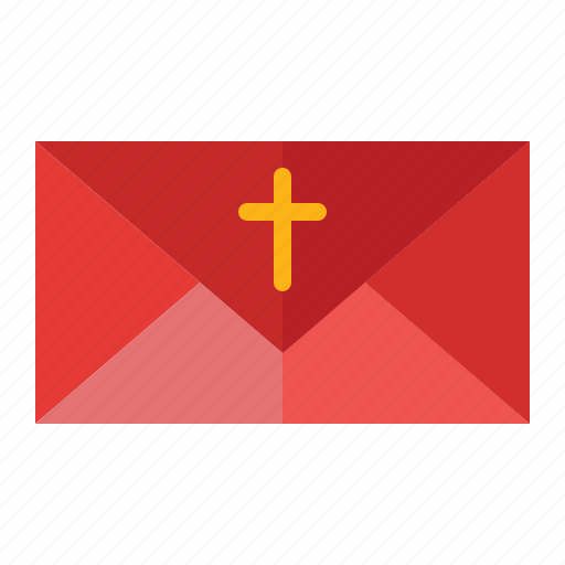 Christ, easter, religion, cross, mail, envelope, letter icon - Download on Iconfinder