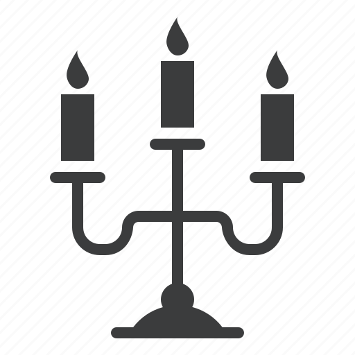 Candelabra, candle, christmas, easter, light icon - Download on Iconfinder