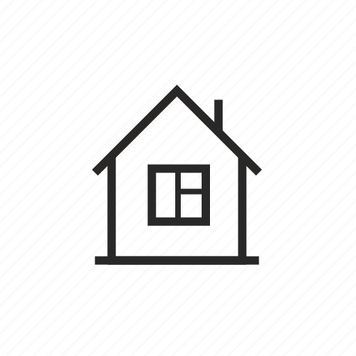 Home, house, line, window icon - Download on Iconfinder