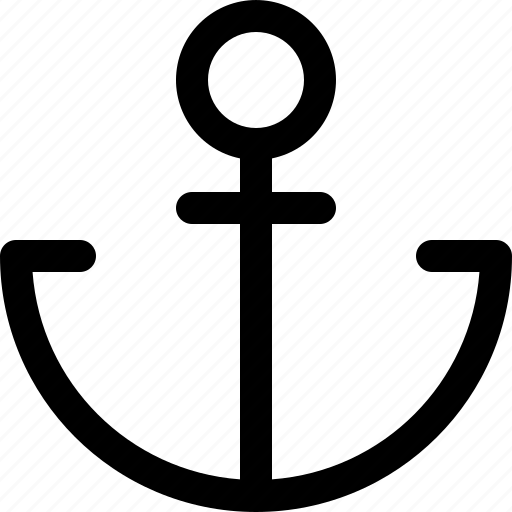 Anchor, boat, cruising, harbor, sailing, ship icon - Download on Iconfinder