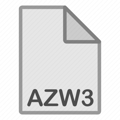 Azw3, ebook, extension, file, format, hovytech, type icon - Download on Iconfinder