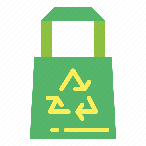 Bag, eco, recycled, shopping icon - Download on Iconfinder