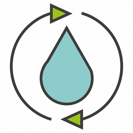 Arrow, drop, energy, renew, save, water, guardar icon - Download on Iconfinder