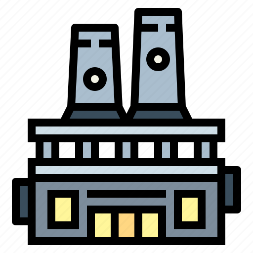 Buildings, factory, industry, pollution icon - Download on Iconfinder