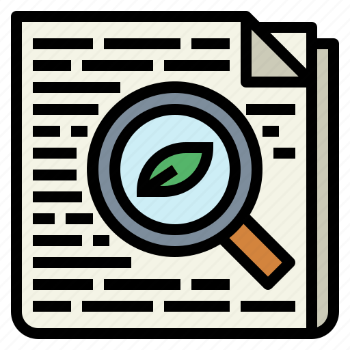 Document, investigation, research, search icon - Download on Iconfinder
