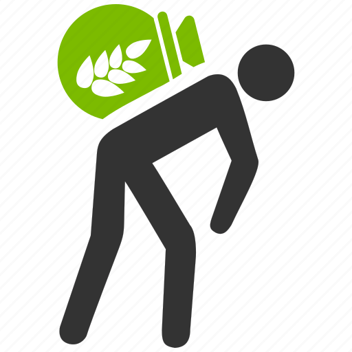 Harvest, employee, thief, worker, wheat, food transfer, hard work icon - Download on Iconfinder