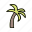 palm, tree, nature 