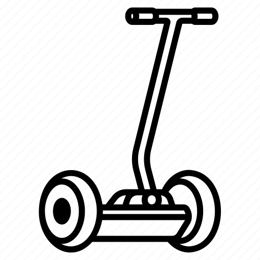 Electric scooter, kick scooter, scooter, transportation, electric, transport icon - Download on Iconfinder