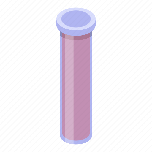 Cartoon, cylinder, isometric, medical, technology, texture, tube icon - Download on Iconfinder