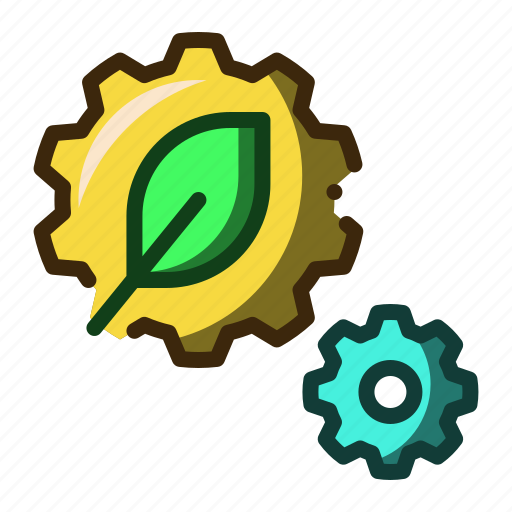Eco, services, gear, cog, ecology icon - Download on Iconfinder