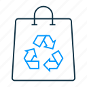 recycle, bag, recycle bag, ecological bag, paper-bag, ecology, nature