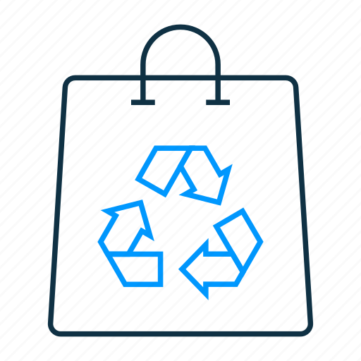 Recycle, bag, recycle bag, ecological bag, paper-bag, ecology, nature icon - Download on Iconfinder