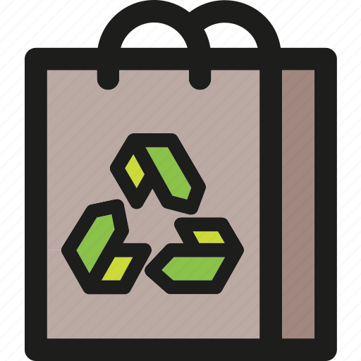 Bag, paper, ecology, enviroment, green, nature, recycle icon - Download on Iconfinder