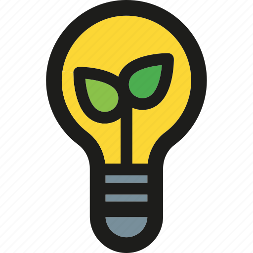 Bulb, light, ecology, enviroment, green, nature, power icon - Download on Iconfinder