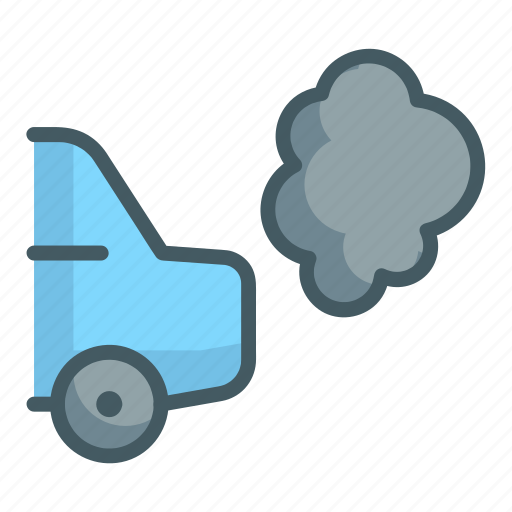 Pollution, car icon - Download on Iconfinder on Iconfinder