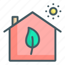 green, house
