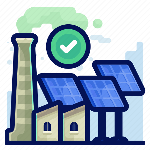 Ecology, environmental, factory, industry, natural, panel, solar icon - Download on Iconfinder