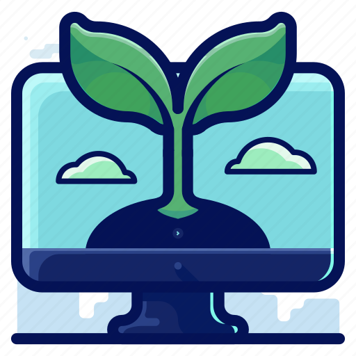 Computer, ecology, environmental, green, natural icon - Download on Iconfinder