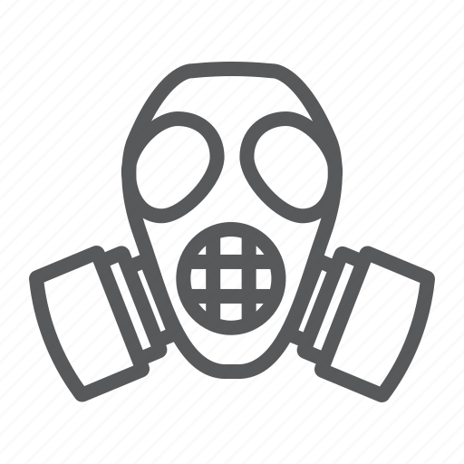 Army, defense, gas, mask, radiation, respirator icon - Download on Iconfinder