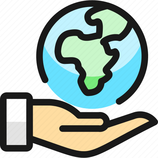 Ecology, globe, hand icon - Download on Iconfinder