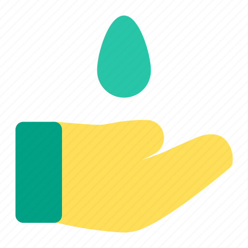 Ecology, gesture, hand, water icon - Download on Iconfinder