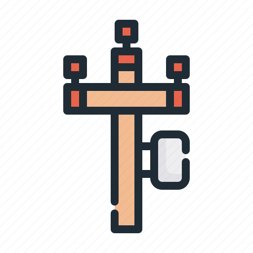 Electric, energy, pole, power icon - Download on Iconfinder